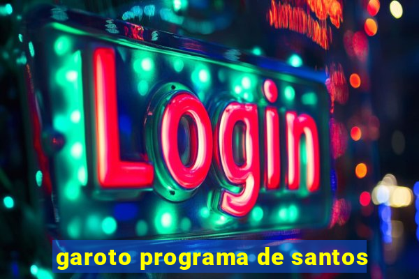 garoto programa de santos